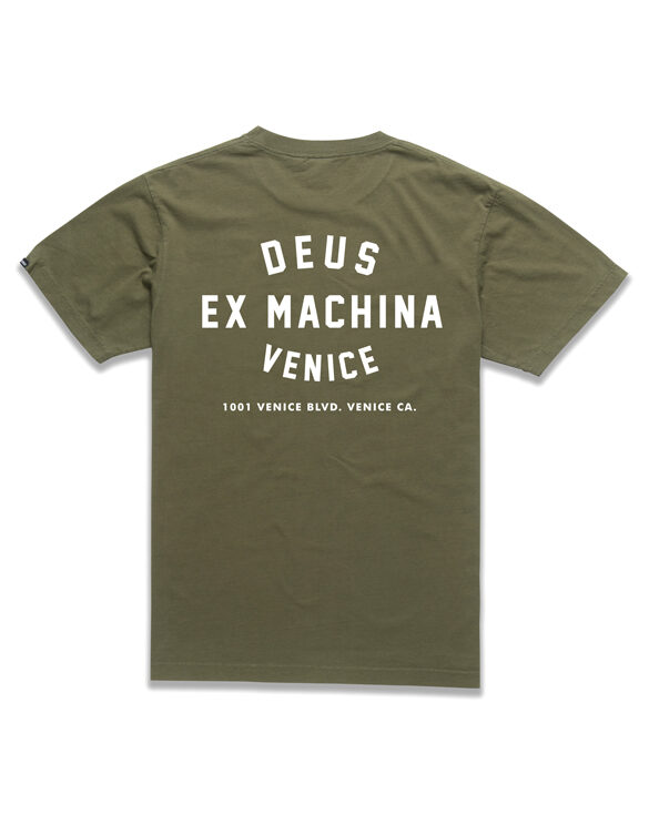 Deus Ex Machina Mehed T-särgid Venice Skull Forest Green T-Särk T_DMH31645C-Forest Green