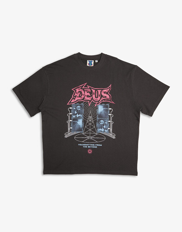Deus Ex Machina Men T-shirts Transmission Tee Anthracite DMP241275C-Anthracite