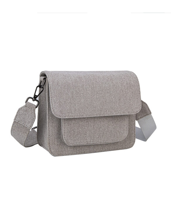 Hvisk Accessories Bags Crossbody bags Cayman Pocket Canvas Cloudy Grey 2403-013-111000-428 Cloudy Grey