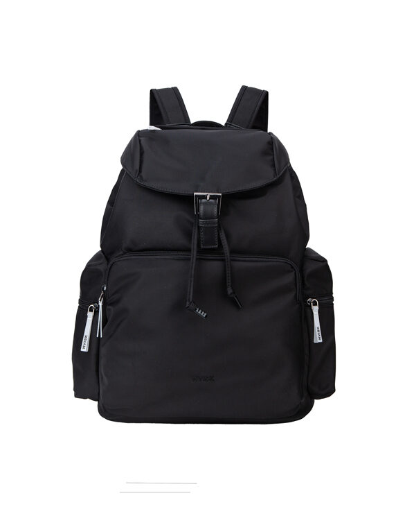 Hvisk 2403-084-021500-009 Black Nomad Matte Twill Black Accessories Bags Backpacks