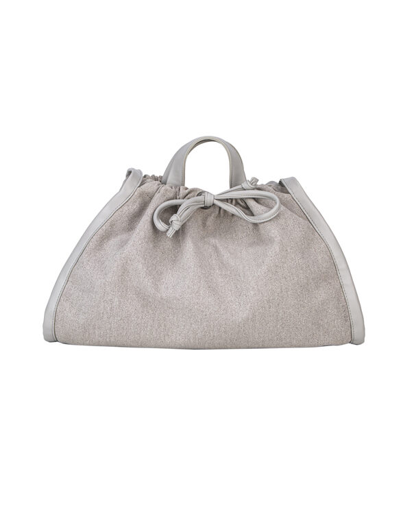 Hvisk Accessories Bags Shoulder bags Sage Medium Canvas Cloudy Grey 2403-028-111000-428 Cloudy Grey