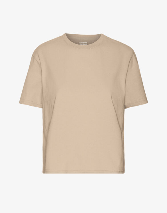 Colorful Standard Organic Boxy Crop Tee Honey Beige