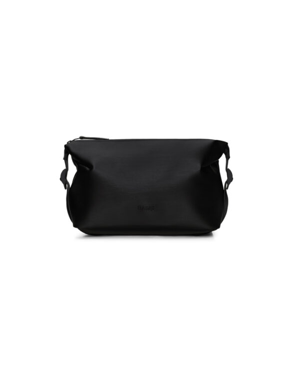 Rains 15630-84 Black Grain Hilo Wash Bag Black Grain   Bags