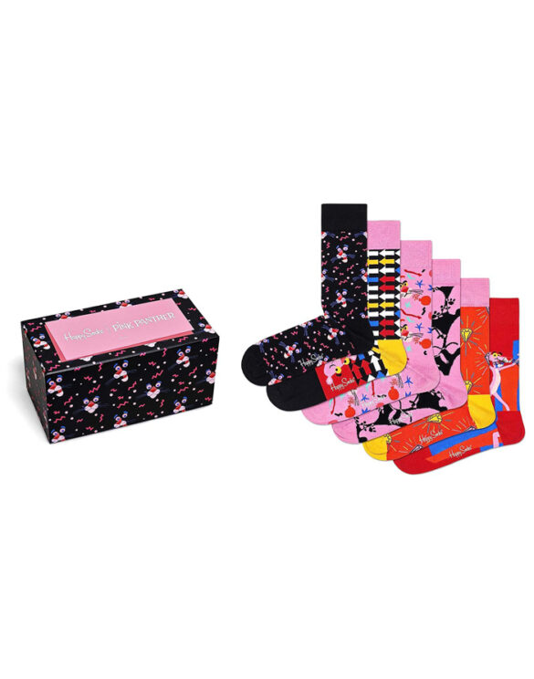 Happy Socks 6-Pack Pink Panther Collector box set