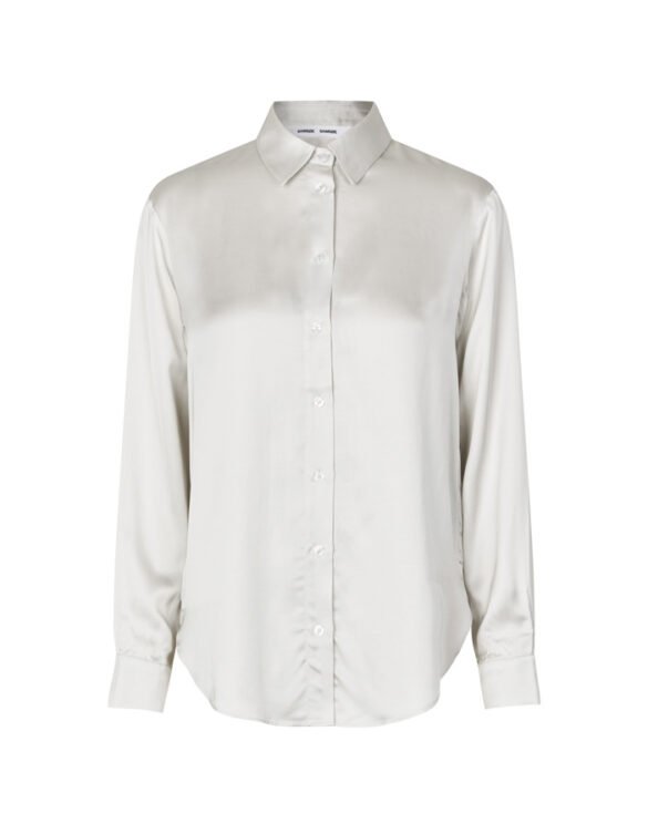 Samsøe Samsøe F10000030-White Onyx } Samadisoni Shirt White Onyx Women Blouses and tops