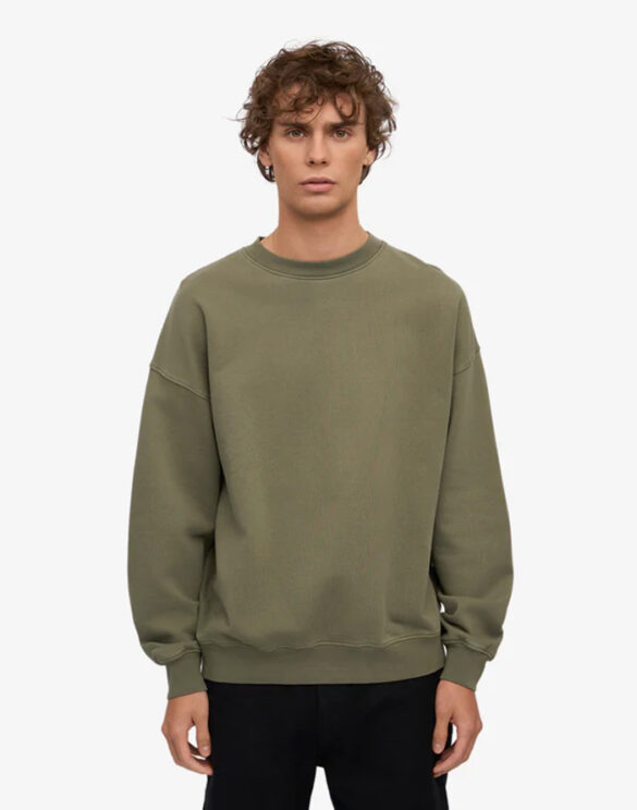 Colorful Standard Men Sweaters & hoodies Organic Oversized Crew Dusty Olive CS1012-Dusty Olive