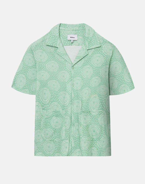 Nikben 6614-Green } Prainha Shirt Green Men Shirts