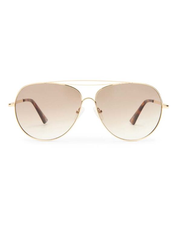 Le Specs LSU2552156 Abracadabra Bright Gold Päikeseprillid Aksessuaarid Prillid Päikeseprillid