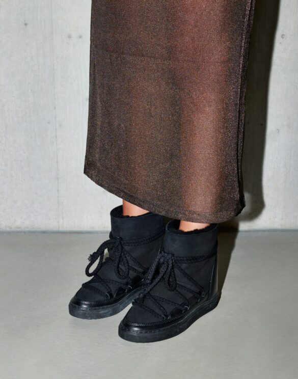 Inuikii Classic Wedge Black Winter Boots