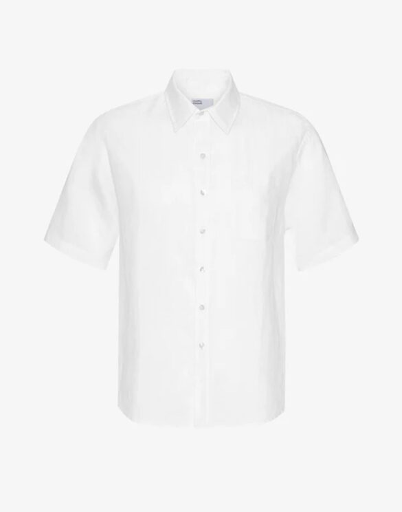Colorful Standard Organic Linen Ss Shirt Optical White