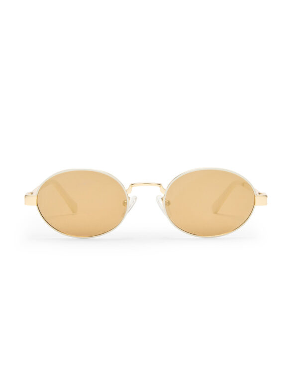 Le Specs Accessories Sunglasses Poseidon Deux Gold Ivory Sunglasses LSP2465413