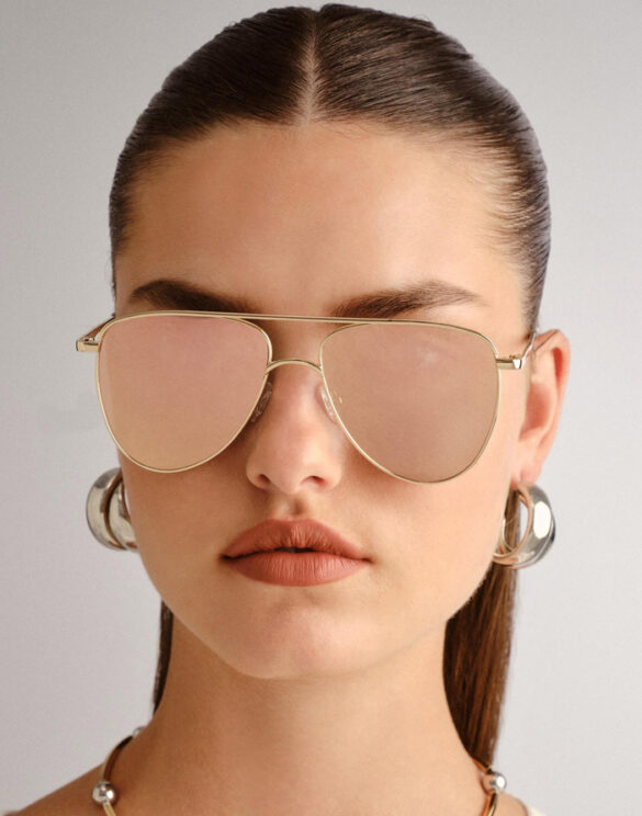 Le Specs Aksessuaarid Päikeseprillid The Duke Gold Peach Päikeseprillid LSP2552224