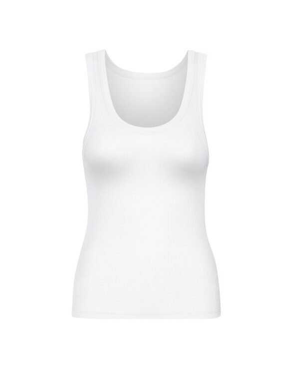 Colorful Standard Women Blouses and tops Women Organic Rib Tank Top Optical White CS2054-Optical White