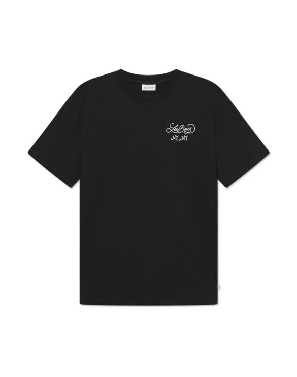 Les Deux 1000497-BLACK } Orchard T-Shirt Black Men T-shirts