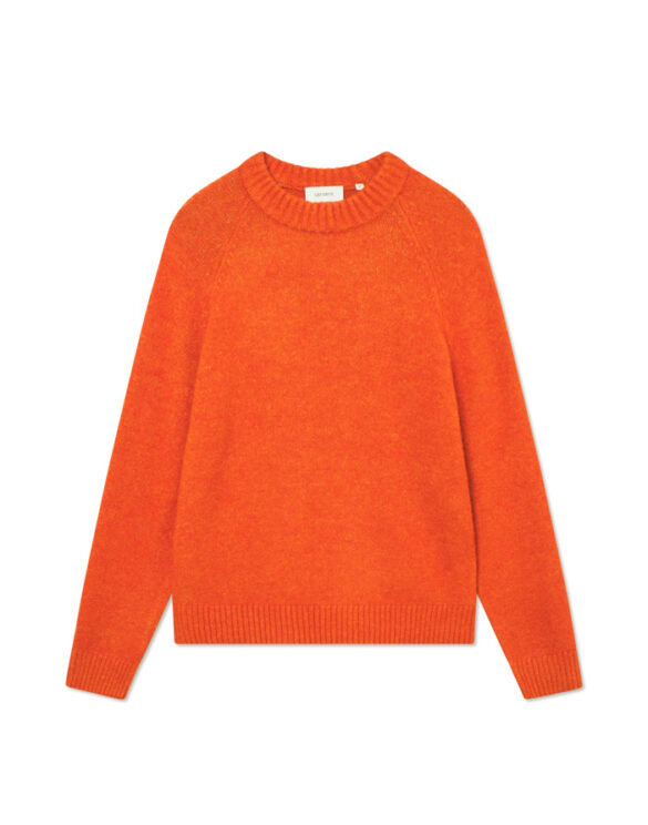 Les Deux Men Sweaters & hoodies Gilbert Crewneck Knit Gold Flame 1000555-GOLD FLAME