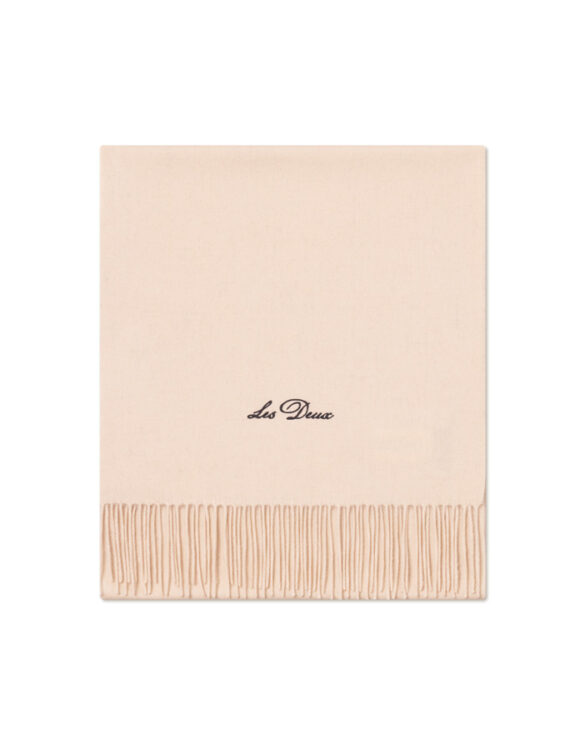 Les Deux Accessories Scarves Whitaker Wool Scarf Ivory 1000674-IVORY