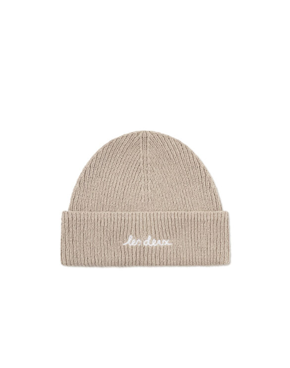 Les Deux Accessories Hats Brad Rib Beanie Dark Sand 1000811-DARK SAND