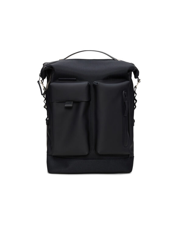 Rains 12960-01 Black Otaru Backpack Black Bags