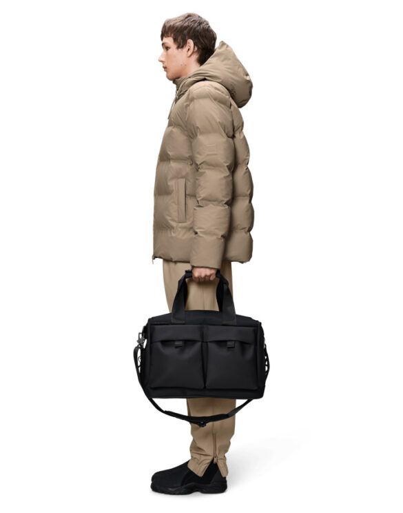 Rains 12970-01 Black Otaru Weekend Bag Small Black Kott   Kotid