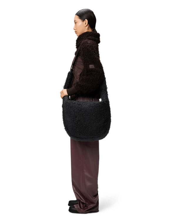 Rains 13210-01 Black Valera Vision Bag Large Black Õlakott Kotid