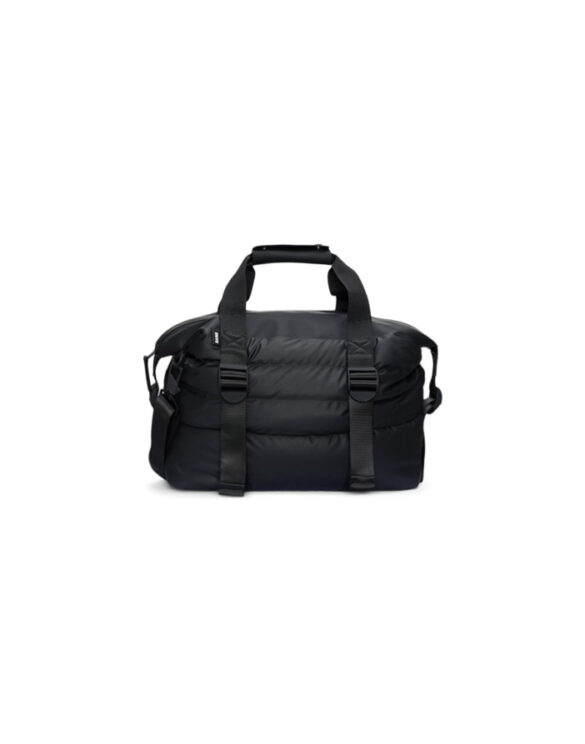 Rains 14060-01 Black Puffer Mix Weekend Bag Small Black   Bags