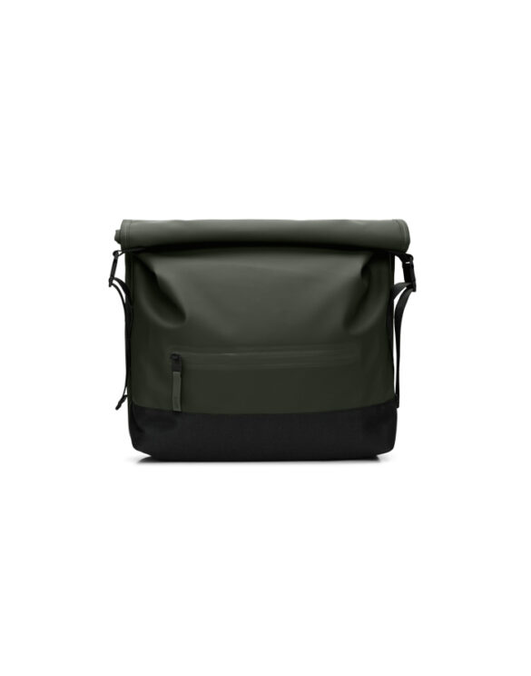 Rains 14490-03 Green Trail Rolltop Messenger Bag Green Bags