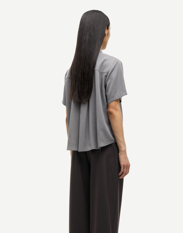 Samsøe Samsøe Naised Pluusid ja topid Mina Ss Särk Dark Gull Gray F21200143-DARK GULL GRAY