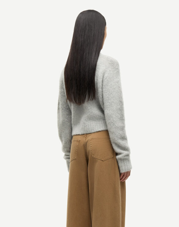 Samsøe Samsøe Naised Kampsunid ja pusad Sajeanne Light Grey Melange Kardigan F24400072-LIGHT GREY MEL.