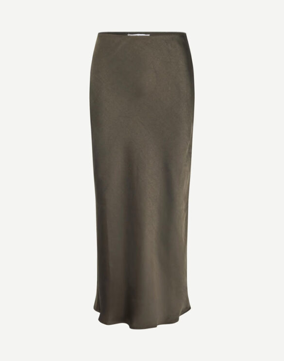 Samsøe Samsøe Women Skirts Saagneta Long Skirt Deep Forest F24200090-DEEP FOREST