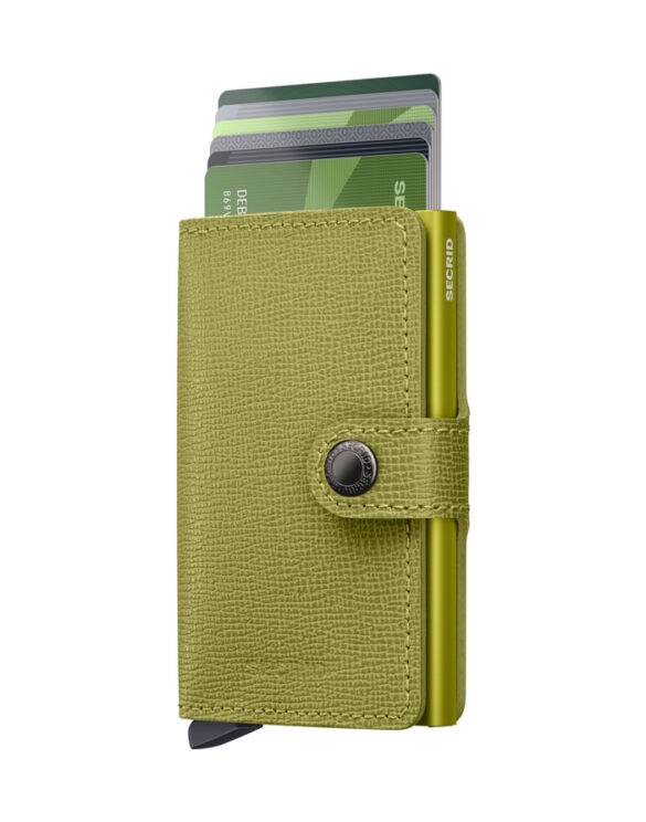 Secrid Accessories Wallets & cardholders Miniwallets Miniwallet Crisple Lime MC-Lime
