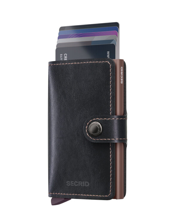 Secrid Accessories Wallets & cardholders Miniwallets Miniwallet Mirum Black-Rose MMi-Black-Rose