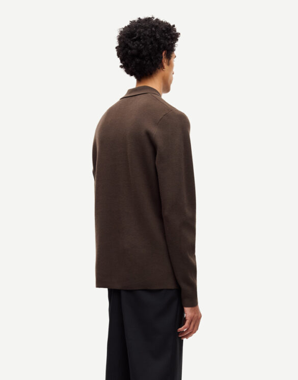 Samsøe Samsøe Mehed Kampsunid ja pusad Guna Half Zip Turkish Coffee M22400055-Turkish Coffee