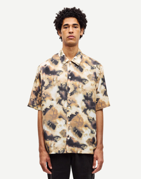 Samsøe Samsøe Men Shirts Saayo X Shirt Collage Cameo M25300028-Collage Cameo