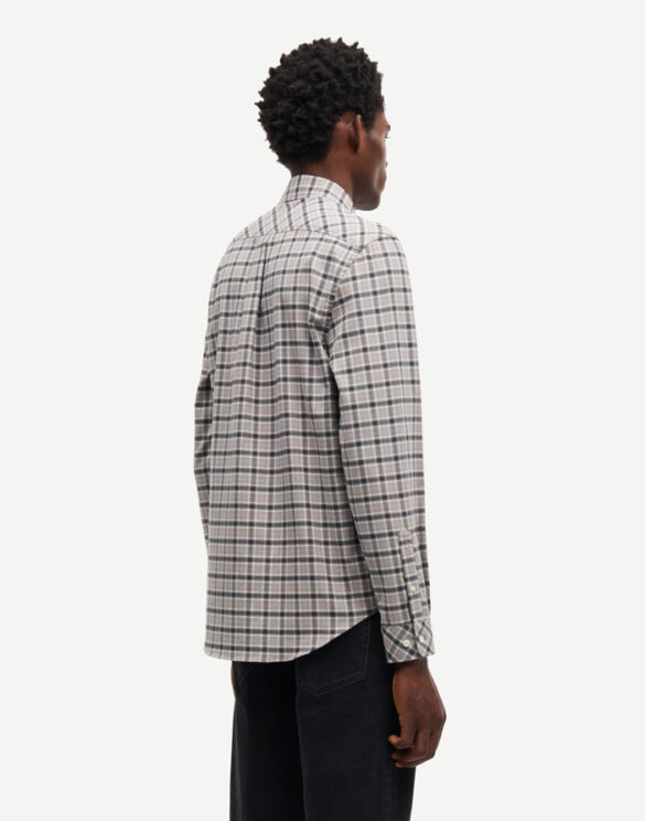 Samsøe Samsøe Mehed Särgid Saliam Nj Särk Elephant Skin Check M24400039-Elephant skin ch.