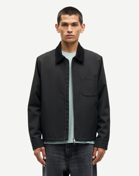 Samsøe Samsøe Men Jackets Sarobin P Jacket Black M25300080-Black