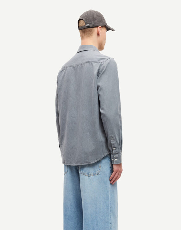Samsøe Samsøe Mehed Särgid Saryan P Särk Light Grey Chambray M24400042-Light grey chambray