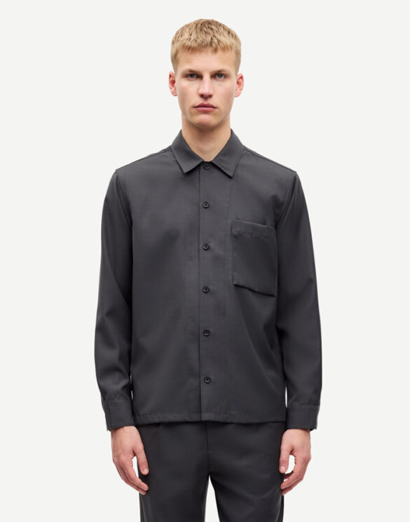 Samsøe Samsøe Sadamon Go Overshirt Black Oyster