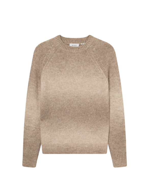 Les Deux Men Sweaters & hoodies Brad Gradient Knit Jumper Praire Sand 1000998-PRAIRIE SAND