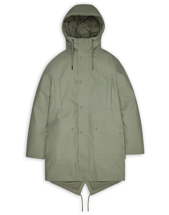 Rains Nome Long Parka Drift winter coat
