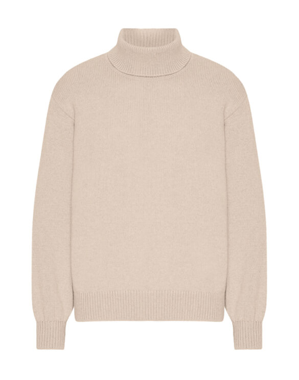 Colorful Standard Men Sweaters & hoodies Merino Wool Turtleneck Ivory White CS5089-Ivory White