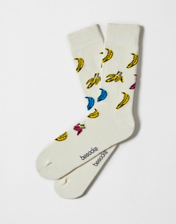 BeSocks Accessories Socks  BeBanana White