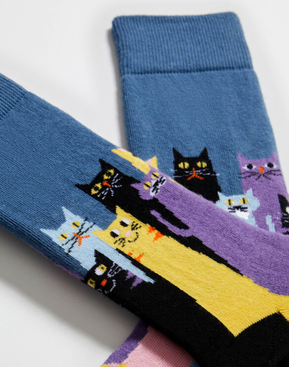 BeSocks Aksessuaarid Sokid  BeCatsGang Blue