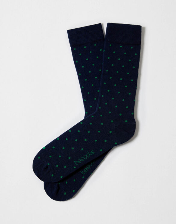 BeSocks Accessories Socks BeDots Navy Socks BeDots Navy