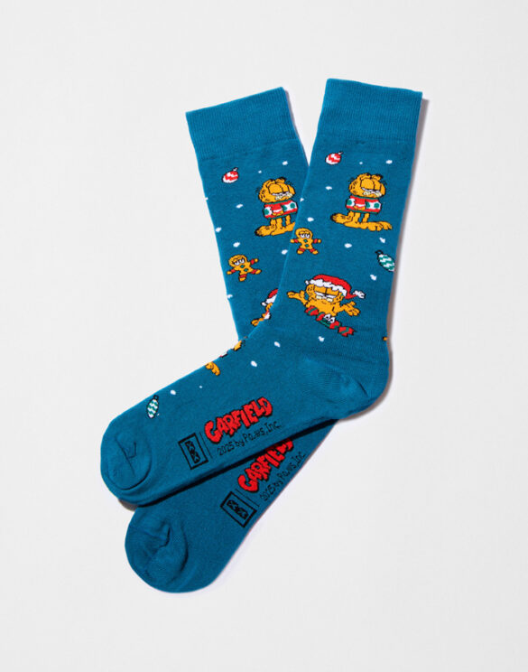 BeSocks Accessories Socks BeGarfield Snow Navy Socks BeGarfield Snow Navy