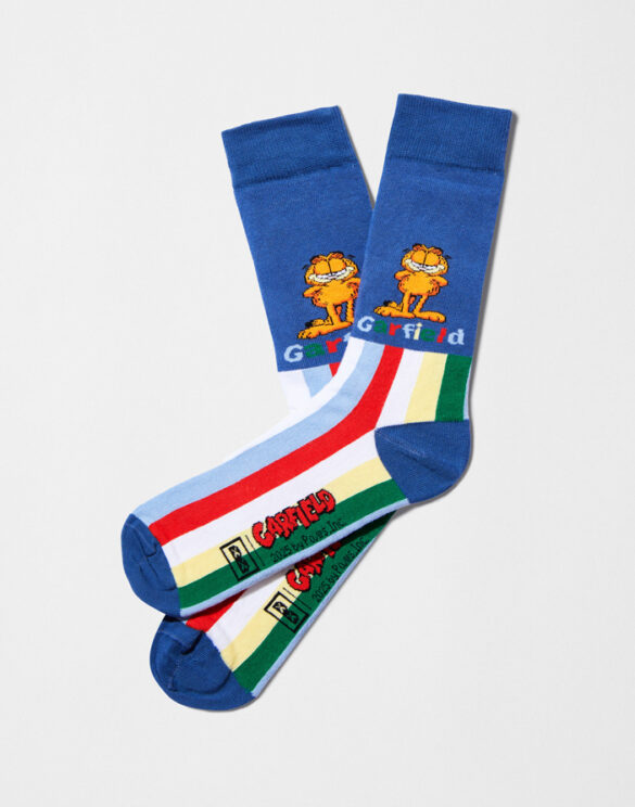 BeSocks Accessories Socks BeGarfield Stripes Blue Socks BeGarfield Stripes Blue