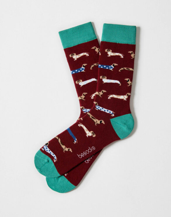 BeSocks Accessories Socks BePets Burgundy Socks BePets Burgundy