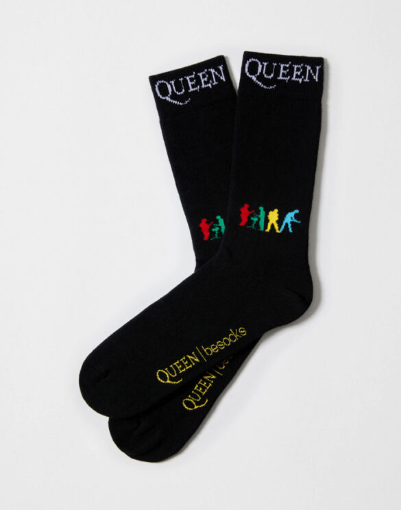 BeSocks Accessories Socks BeQueen Band Black Socks BeQueen Band Black