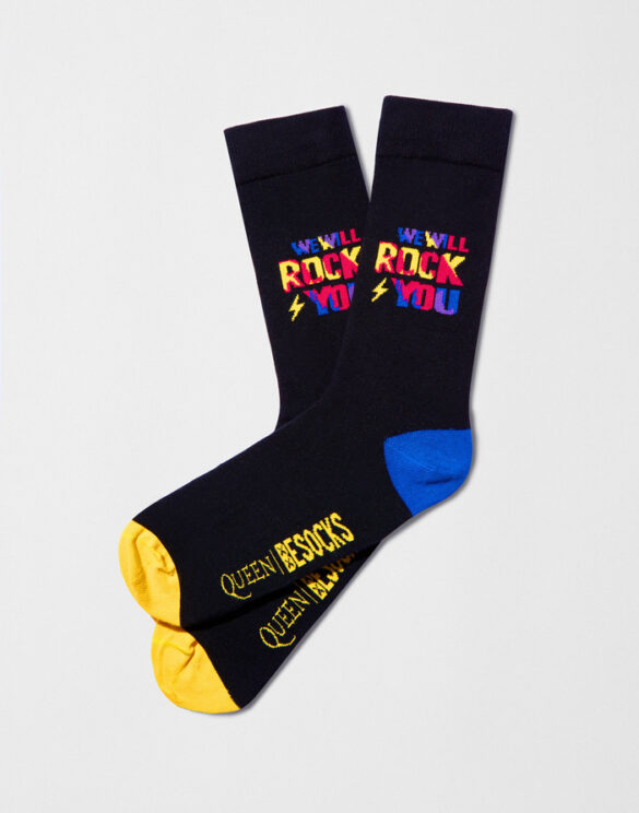BeSocks Accessories Socks BeQueen We Will Rock You Socks BeQueen WeWillRockYou