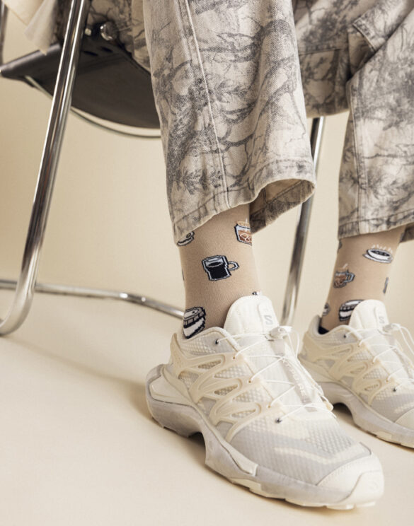 BeSocks Accessories Socks  BeCoffee Beige