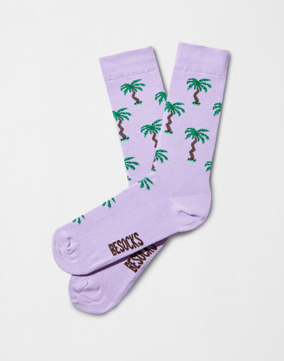 BeSocks Accessories Socks  BePalm Purple